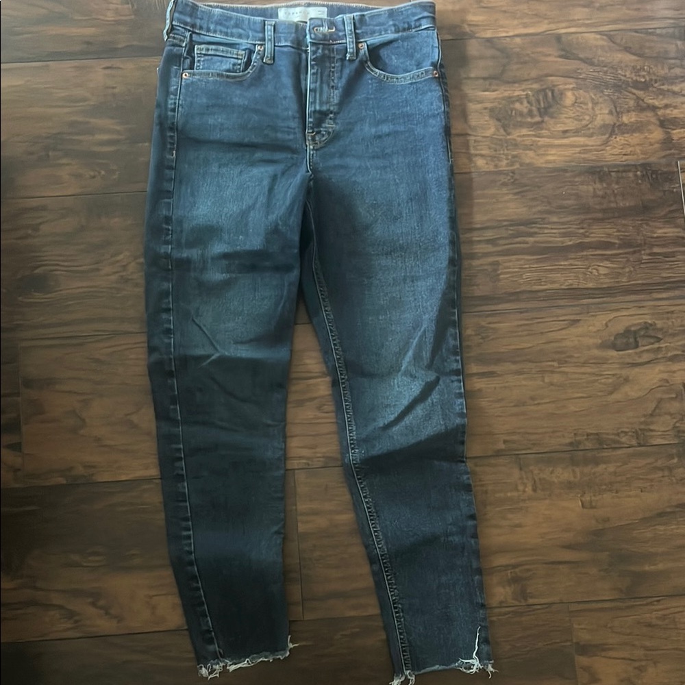 TopShop Women's Skinny Blue Jeans